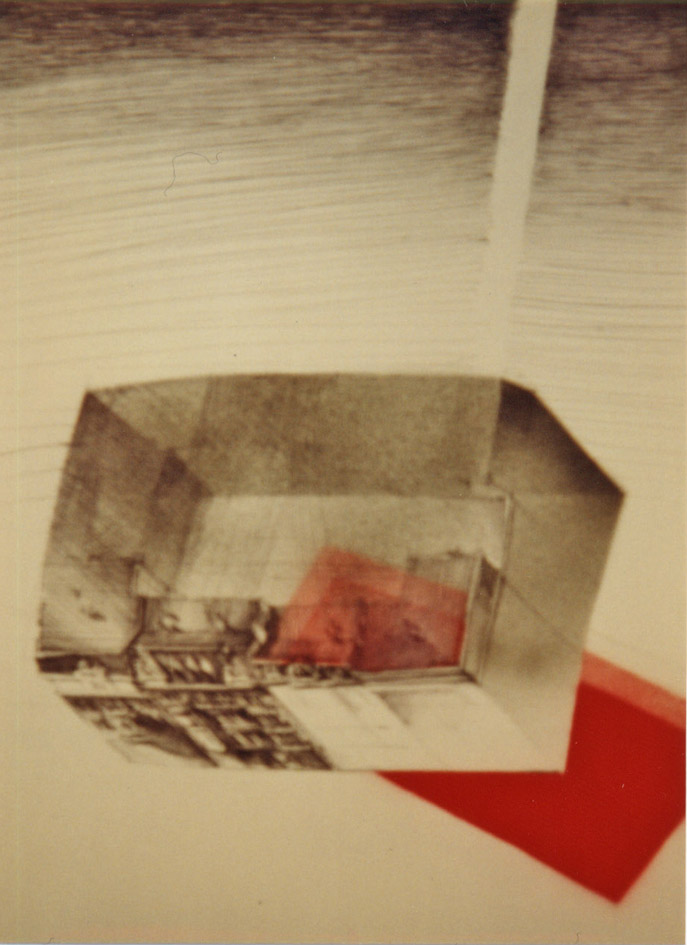 Cykl rysunków, 1984 rok, technika mieszana, 30 x 40 cm